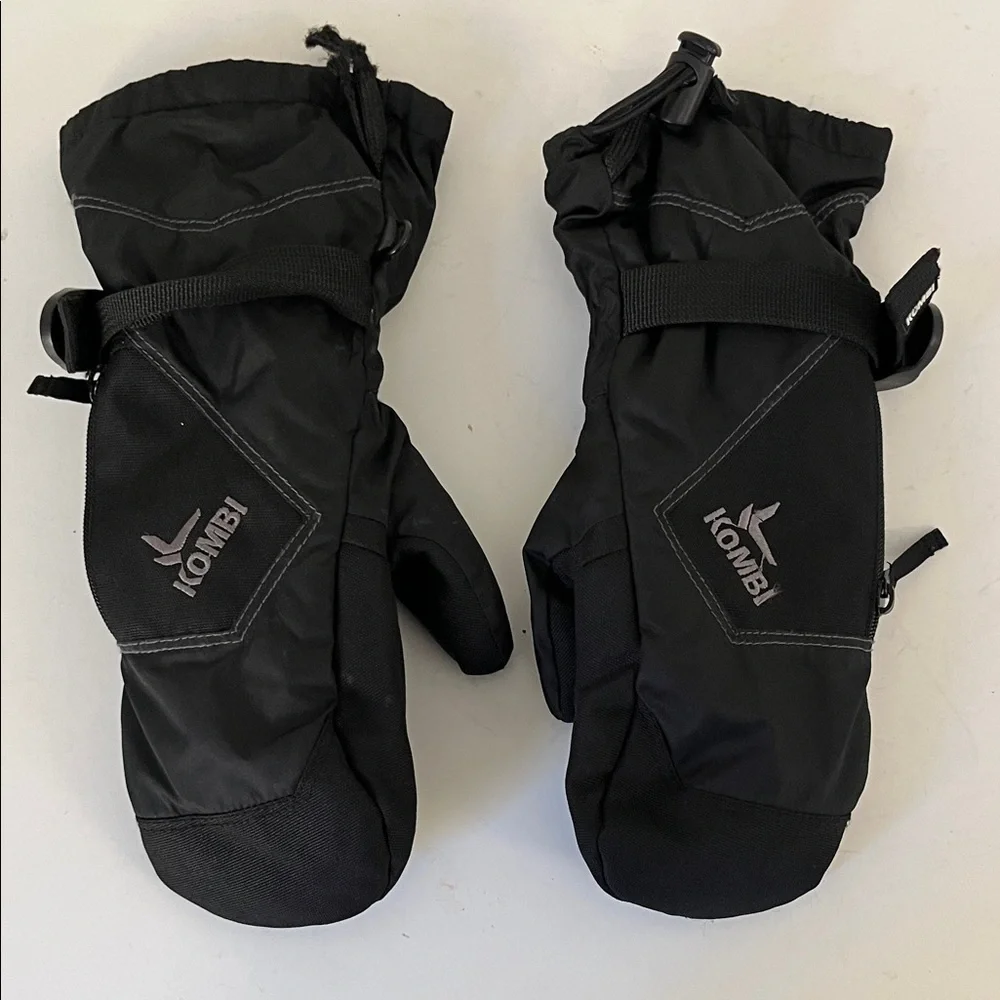 Kombi Black Roamer Mittens Jr Youth 9/3193